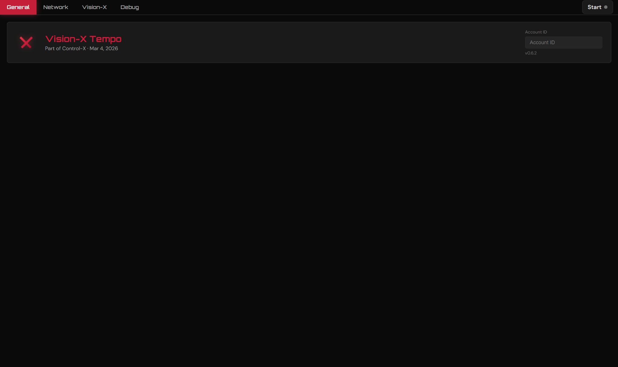 Vision-X General view